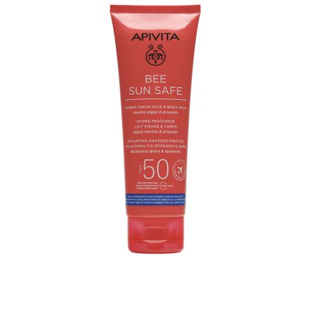 Apivita Bee Sun Safe Moisturizing Refreshing Emulsion for Face & Body SPF50 100ml