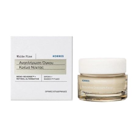 Korres White Pine Restorative Overnight Crema Facial 40ml