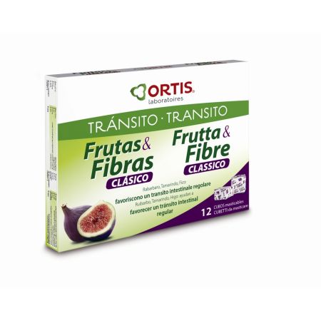 Ortis Fruits y Fibres Classique 12 Cubes À Mâcher