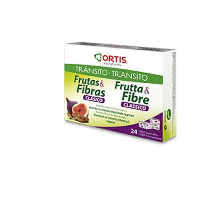 Ortis Classique Fruit et Fibres 24 Cubes À Mâcher