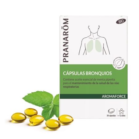 Pranarom Aromaforce Bronches Bio 30 Gélules
