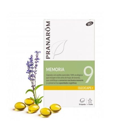 Pranarom Oleocaps 9 Mémoire 30 Gélules