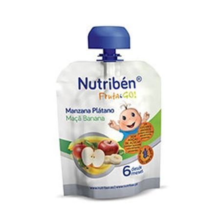 Nutriben Fruit & Go Pomme Et Banane 90g