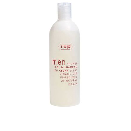 Ziaja Men Gel De Ducha y Champú Red Cedar 400ml
