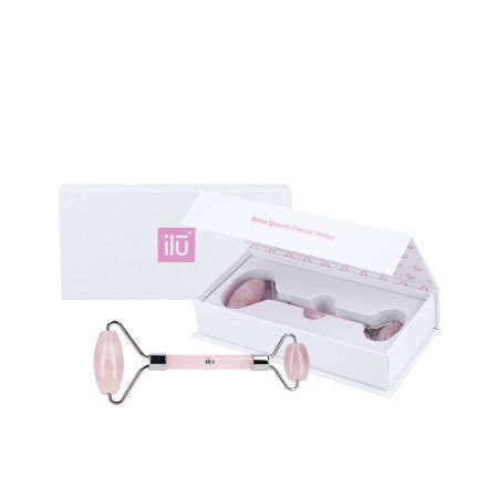 Ilu Facial Roller Rose Quartz 1 U