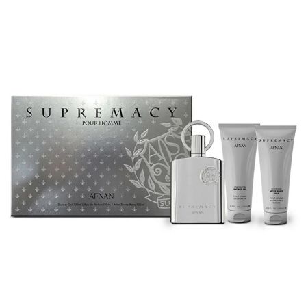 Afnan Supremacy Eau De Parfum 100ml Balsamo After Shave 100ml Gel De Baño 100ml