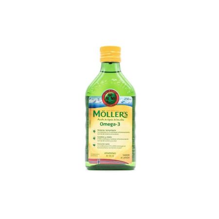 Moller´s Möller's Huile De Foie De Morue Aromatisée Au Citron 250ml
