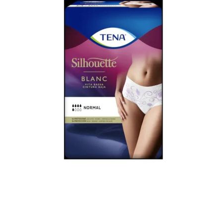 Tena Silhouette Normal Taille M  Blanc 12 Uds.