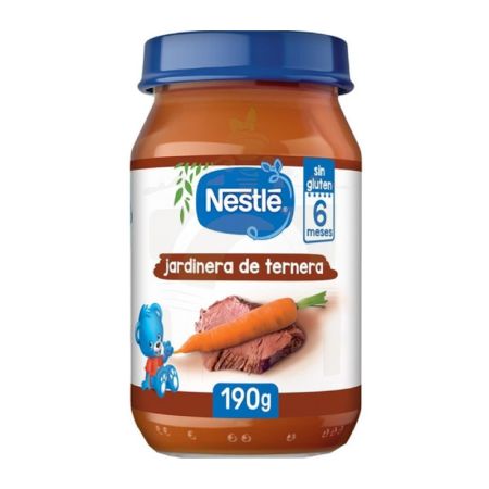 Nestlé Petit Pot Jardinière de Bœuf Sans Gluten dès 6 Mois 190g