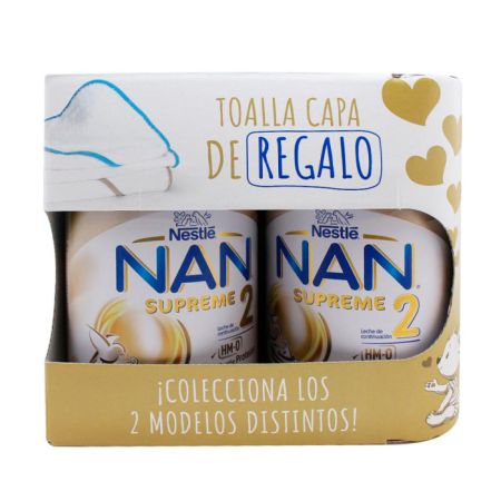 Nestlé Nan Suprema 2x800g Cadeau-Serviette 