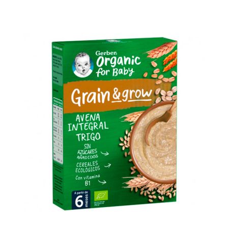 Gerber Porridge de Flocons D'avoine Wholegrain et le Blé 250g 