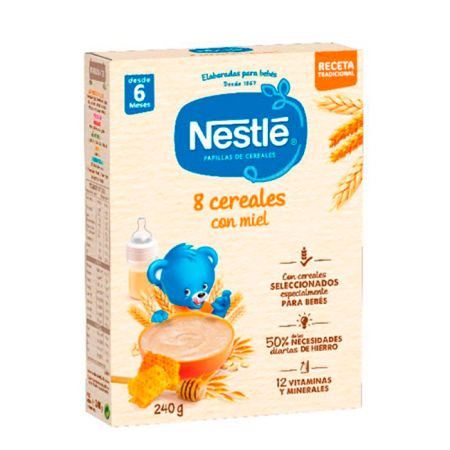 Nestlé Porridge 8 Céréales avec Miel 240g 