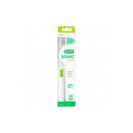 Gum Sonic Daily Brosse Blanche à Piles