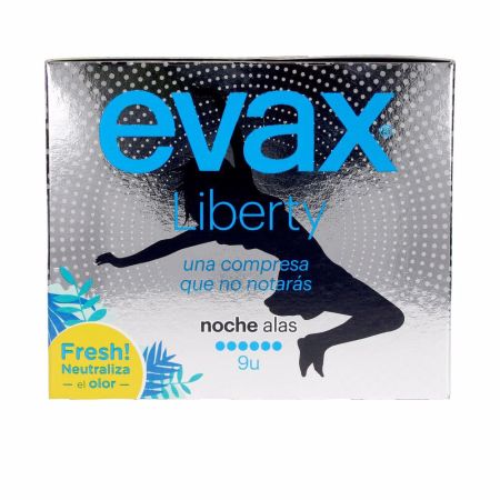 Evax Liberty Nuit Normal Avec Ailettes Serviettes Hygiéniques 12 Unités