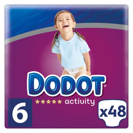 Dodot Protection Plus Activity T-6  48 Unités 