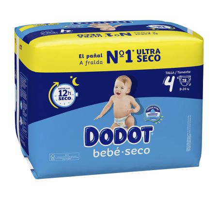 Dodot Etapas T4 Pañales 9-14 Kg 78 U