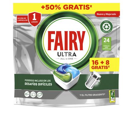 Fairy Ultra Plus Original Lavavajillas 24 Cápsulas