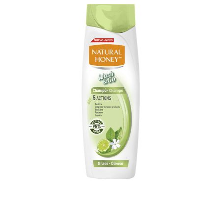 Natural Honey Wash y Go Champú Graso 400ml
