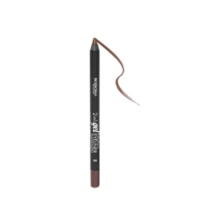 Deborah Milano 2 In 1 Gel Kajal And Eyeliner Waterproof 05 Brown 