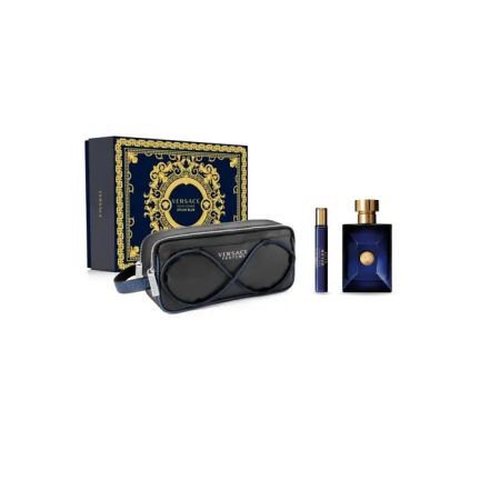 Versace Dylan Blue Eau De Toilette Vaporisateur 100ml Coffret 3 Produits