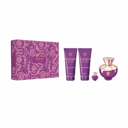 Versace Dylan Purple Eau De Parfum Vaporisateur 100ml Coffret 4 Produits