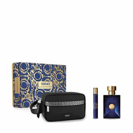 Versace Dylan Blue Pour Homme Eau De Toilette Vaporisateur 100ml Coffret 3 Produits