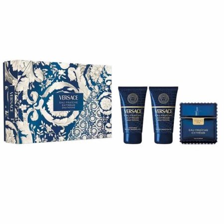 Versace Eau Fraiche Extreme Pour Homme Eau De Parfum Spray 50ml Coffret 3 Produits