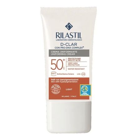 Rilastil D-Clar Photoprotective Cream  Spf50+ Light Tone 40ml