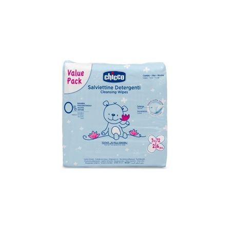 Chicco Tripack 72uds Lingettes 72uds
