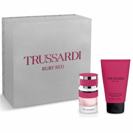 Trussardi Ruby Red Eau De Perfume Vaporisateur 60ml Coffret 2 Produits