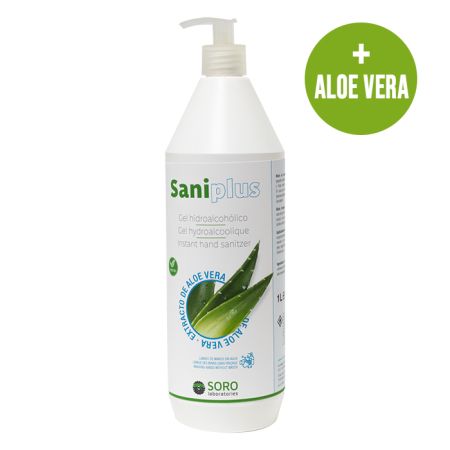 Gel Hydroalcoolique Hygiénisant Pour Les Mains à l'aloe vera 1 Litre