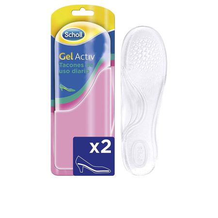 Scholl GelActive Semelles Talons Usage Quotidien Taille 35-40.5