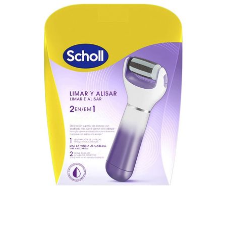 Scholl Velvet Smooth  Pedi Râpe Electrique Rose Avec Tête Exfoliante 