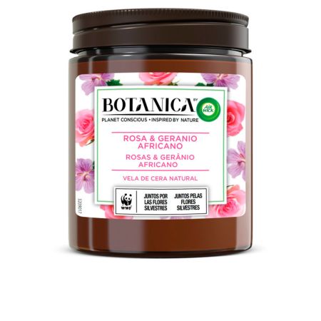 Air-Wick Botanica Vela Rosa y Geranio 205g