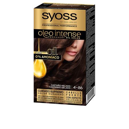 Syoss Oleo Intense Permanent Hair Color 4-86 Ice Brown