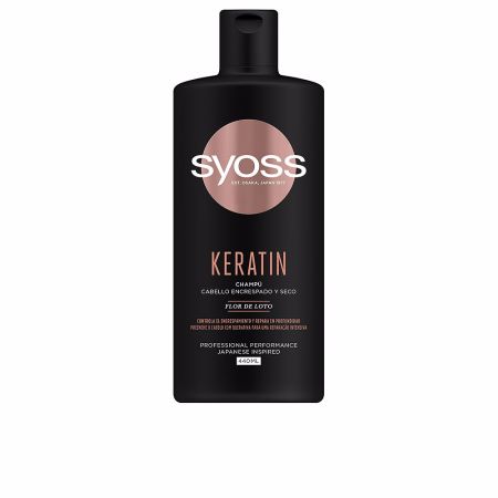 Syoss Keratin Champú Cabello Encrespado y Seco 440ml