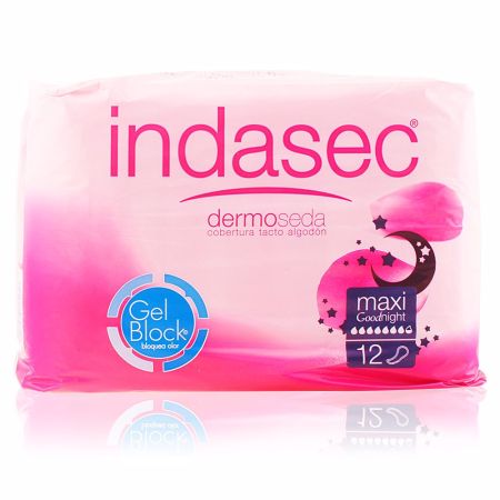 Indasec Dermoseda Good Night Incontinence Compress Maxi 12 Unités