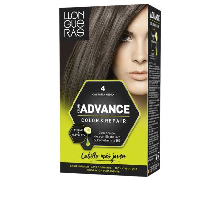 Llongueras Color Advance Hair Colour 4 Medium Brown