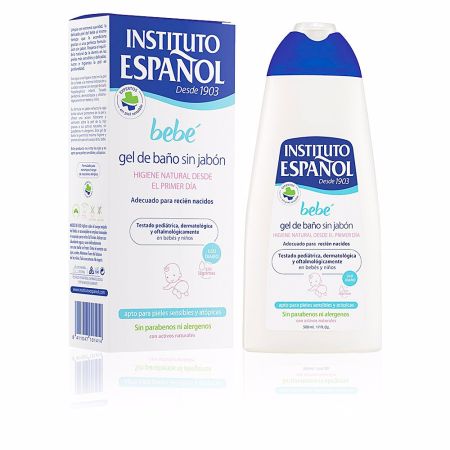 Instituto Español Gel De Bain Pour Bébé Sans Savon Peau Sensible Sans Allergènes 500ml