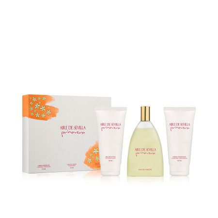 Aire De Sevilla Primavera Eau De Toilette Vaporisateur 150ml Coffret 3 Produits