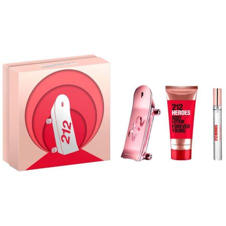 Carolina Herrera 212 Heroes Eau De Parfum Vaporisateur 80ml Christmas Coffret
