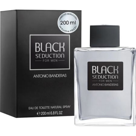 Antonio Banderas Black Seduction Eau de Toilette Spray 200ml