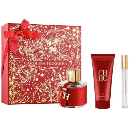 Carolina Herrera Ch Eau De Toilette Vaporisateur 100ml Coffret 3 Produits