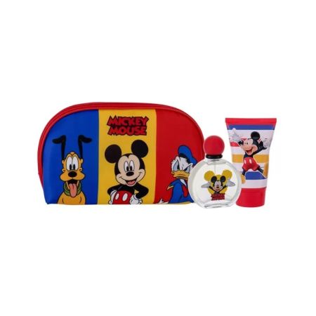 Disney Mickey Eau De Toilette Spray 50ml Coffret 3 Produits