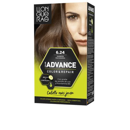 Llongueras Color Advance Hair Colour 6,24 Macadamia Brown