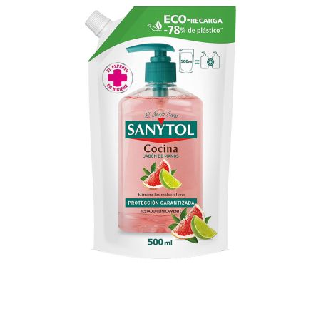 Sanytol Recambio Jabón Antibacteriano Cocina Eco 500ml