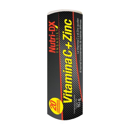 Ynsadiet Vitamina C Zinc 20 Comp Efervescentes
