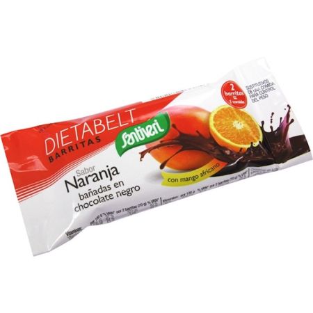 Santiveri Dietabelt Barre Chocolat Noir Orange 16 Unités