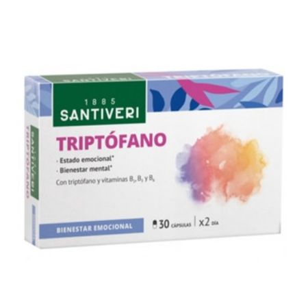 Santiveri Tryptophane Bien-Être Émotionnel 30 Capsules