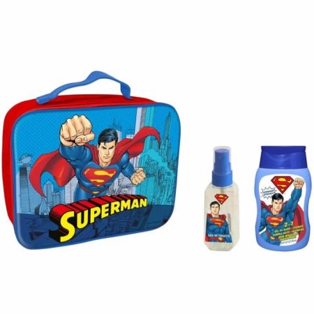 Superman Shower Gel And Shampoo 200ml Coffret 3 Produits